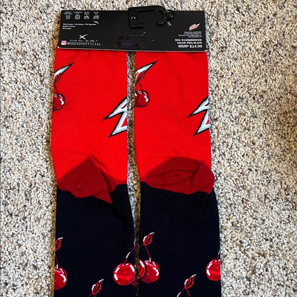 Mountain Dew odd Sox NWT - Picture 4 of 4